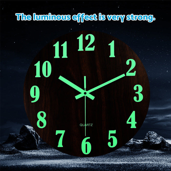 12" Leuchtende Wanduhr – Wohnzimmer, Schlafzimmer & Büro