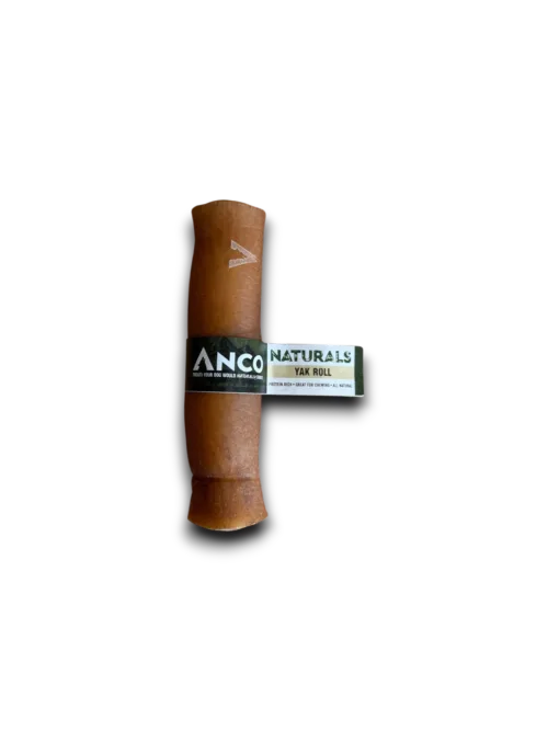 Anco Naturals Yak Hide Medium Roll Dog Chew