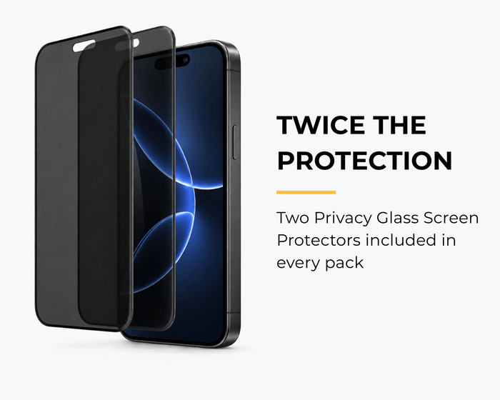 Snakehive Privacy Glass Apple iPhone 16 Pro Max - Privacy Glass Screen Protector (x2) Privacy Glass Screen Protector (x2) for iPhone 16 Pro Max