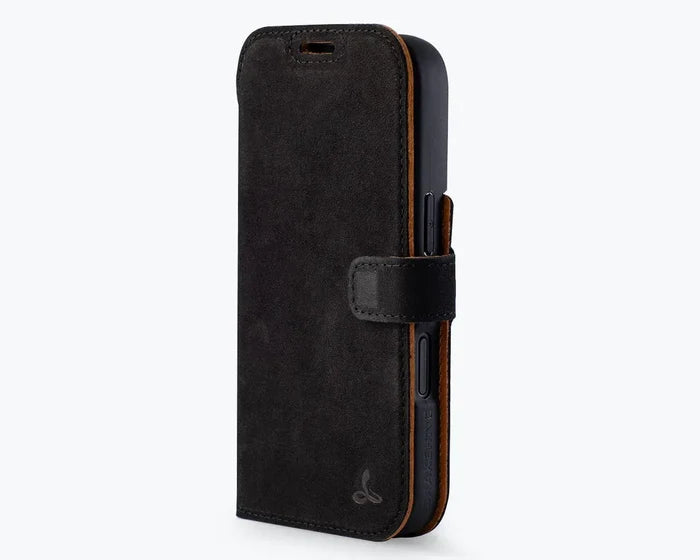 Snakehive Vintage Wallet Apple iPhone 17 Pro - Vintage Leather Wallet Phone Case Vintage Leather Wallet Case for Apple iPhone 17 Pro