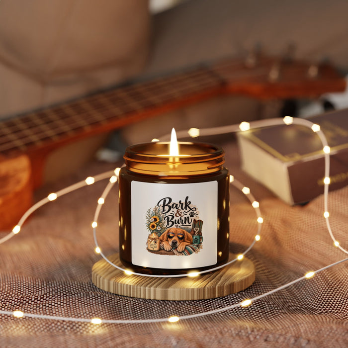 Bark & Burn Dog Mom Gift, Funny Dog Lover Candle, Dog Lover Gift, Soy Candle for Dog Mom, Pet Parent Gift