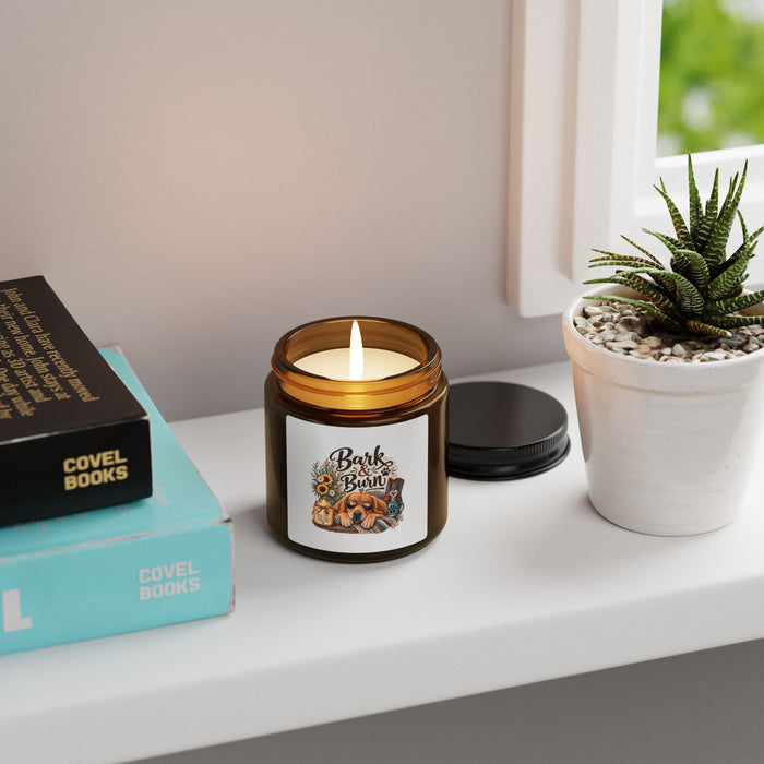 Bark & Burn Dog Mom Gift, Funny Dog Lover Candle, Dog Lover Gift, Soy Candle for Dog Mom, Pet Parent Gift