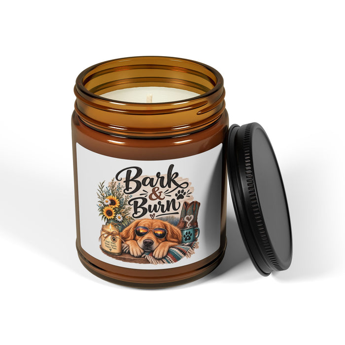 Bark & Burn Dog Mom Gift, Funny Dog Lover Candle, Dog Lover Gift, Soy Candle for Dog Mom, Pet Parent Gift
