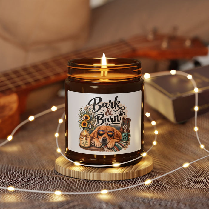Bark & Burn Dog Mom Gift, Funny Dog Lover Candle, Dog Lover Gift, Soy Candle for Dog Mom, Pet Parent Gift