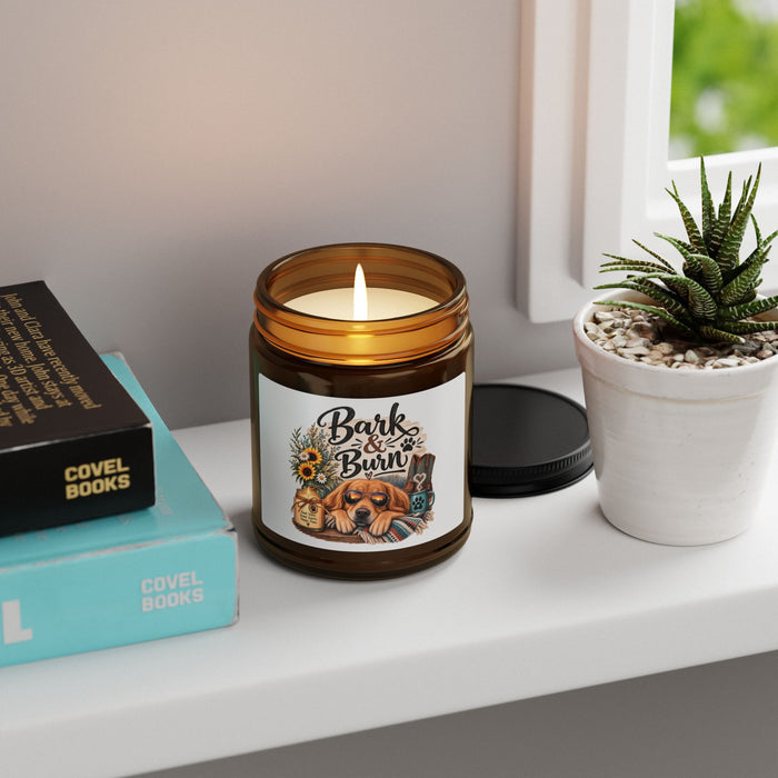 Bark & Burn Dog Mom Gift, Funny Dog Lover Candle, Dog Lover Gift, Soy Candle for Dog Mom, Pet Parent Gift