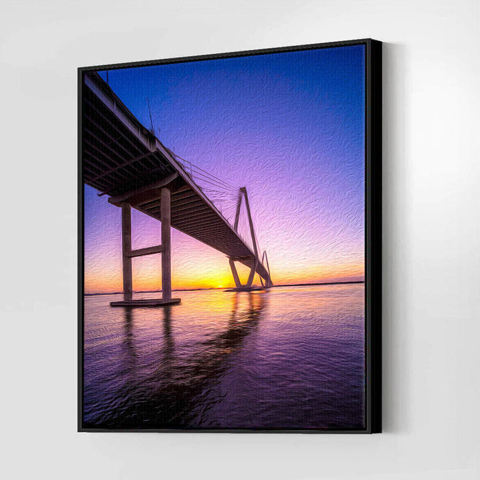 MEDIUM 16 x 20 (inches) / Framed Canvas (Black)