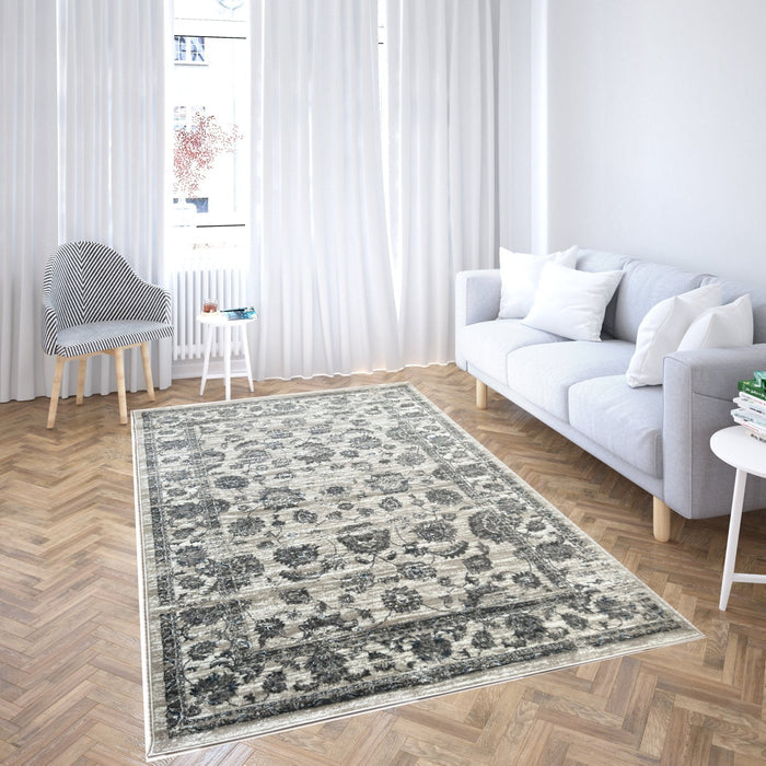 Canvello Area Rugs Premium Rugs for Living Room, Bedroom, Home Dining, Ivory, Grey, Beige