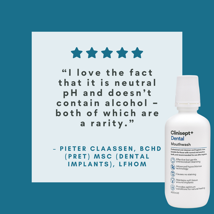 Clinisept+ Dental Mouthwash - 5L Container (For Professional Use)