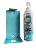 Derma Shield Wall-Mount Can Holder + Educational Board