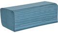 Essentials 1ply Blue V Fold Hand Towel 3510 Sheets