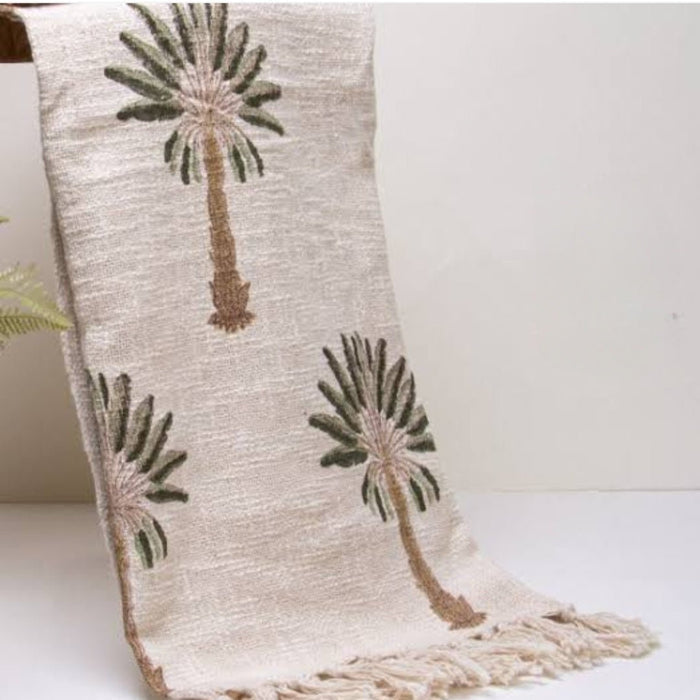 Green Palm Tree Throw