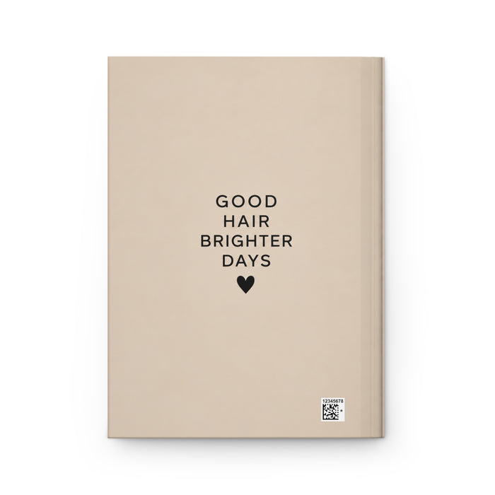 HAIR STYLIST Leopard Accent Hardcover Journal | Lined Notebook