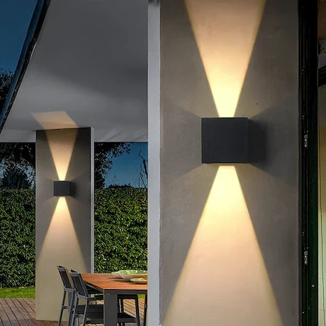 Black Outdoor IP65 Wall Sconce — product view 3