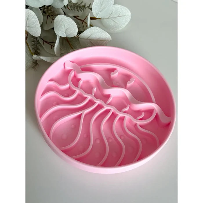 Jellyfish Slow Feeder Dog Bowl & Lick Mat