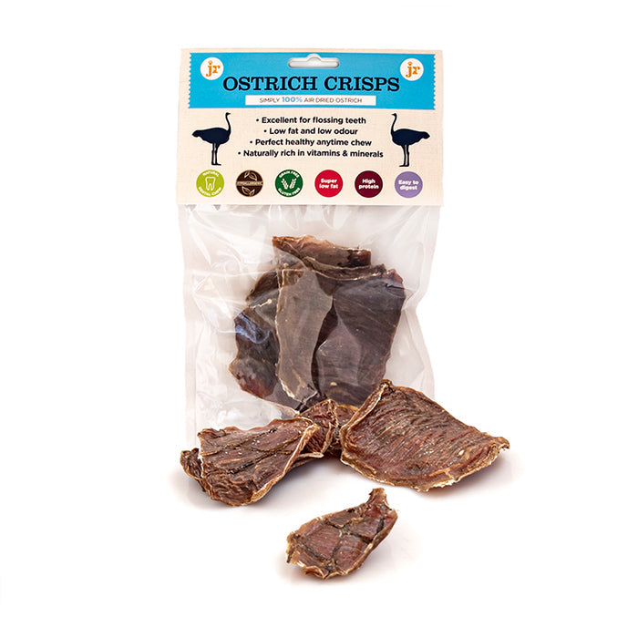 Jr Pet  Ostrich Crisps Dog Treats