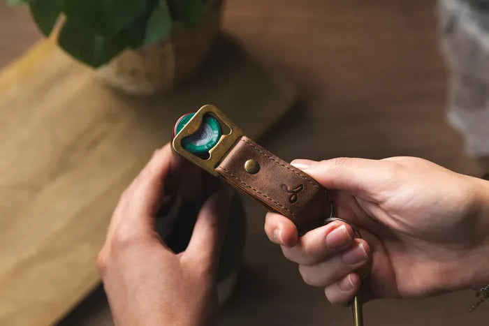 Snakehive Accessories Leather Bottle Opener Vintage Leather Bottle Opener | Leather Accessories