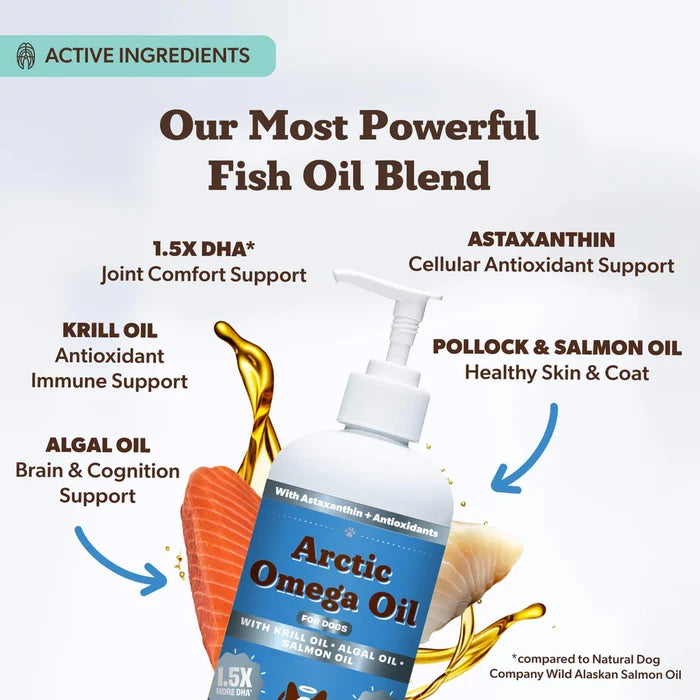 Natural Dog Company Arctic Omega Oil Dog Supplement