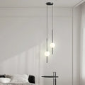 black 2 heads A Pendant Light — product view 1