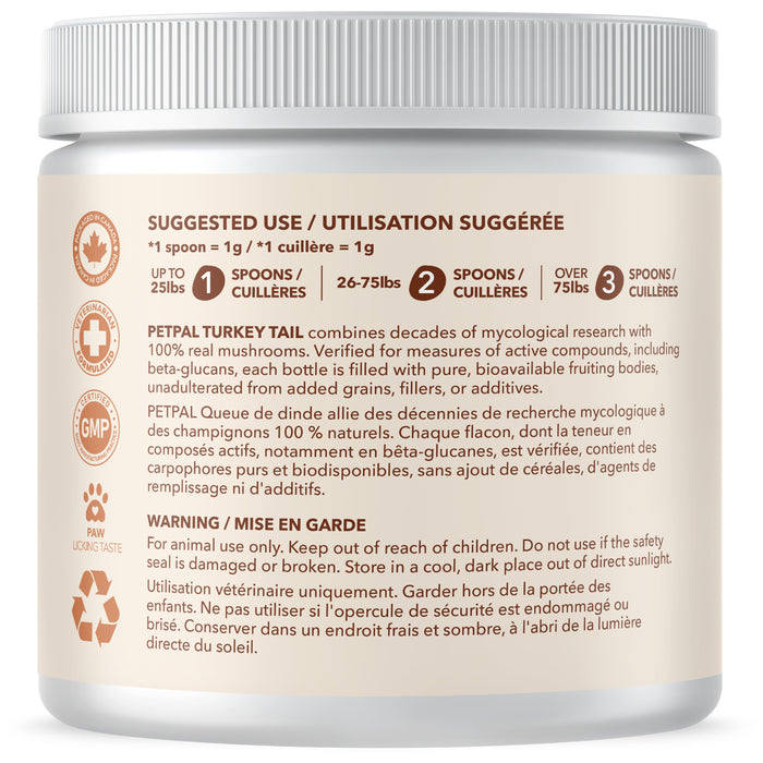 Petpal Turkey Tail Dog Supplement