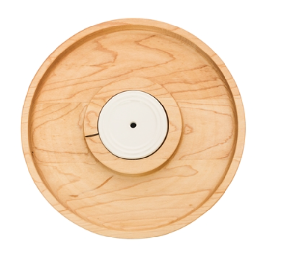 Round Maple Cracker Board