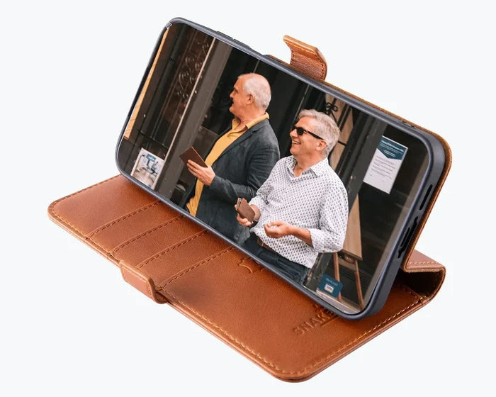 Snakehive Metro Wallet Samsung Galaxy S25 - Metro Leather Wallet Phone Case Metro Leather Wallet Phone Case for Samsung Galaxy S25