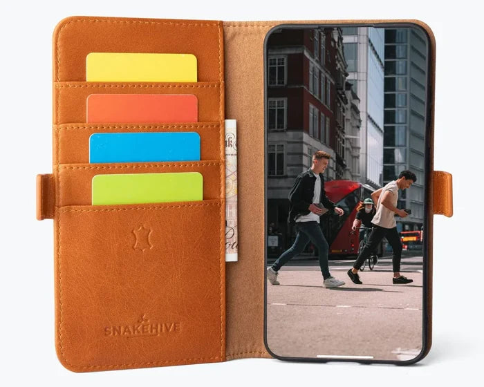 Snakehive Metro Wallet Samsung Galaxy S25 FE - Metro Leather Wallet Phone Case Metro Leather Wallet Phone Case for Samsung Galaxy S25 FE
