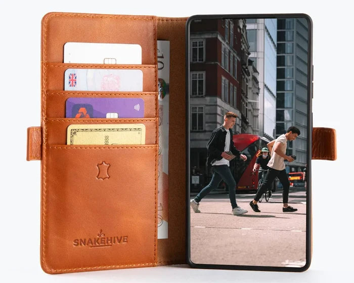 Snakehive Metro Wallet Samsung Galaxy S25 Ultra - Metro Leather Wallet Phone Case Metro Leather Wallet Phone Case for Samsung Galaxy S25 Ultra
