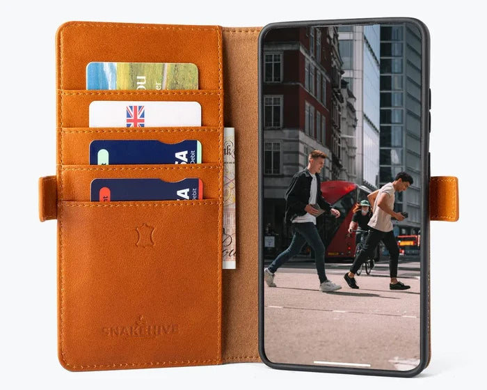 Snakehive Metro Wallet Samsung Galaxy S26 Ultra - Metro Leather Wallet Phone Case Metro Leather Wallet Case Samsung Galaxy S26 Ultra | Snakehive