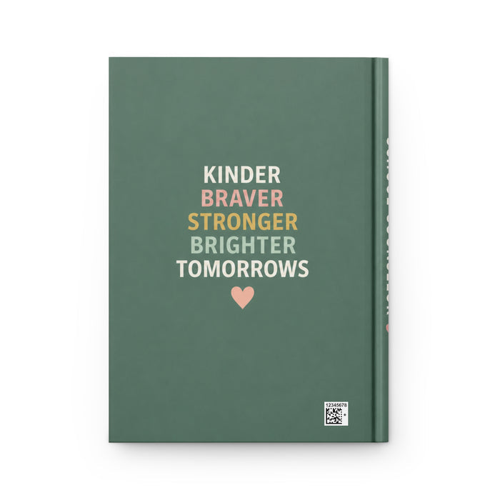 School Counselor Hardcover Journal | Lined Matte Notebook, Inspirational Typography