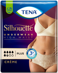 TENA Lady Silhouette Pants - Plus - High Waist - Creme - Large - Pack of 8
