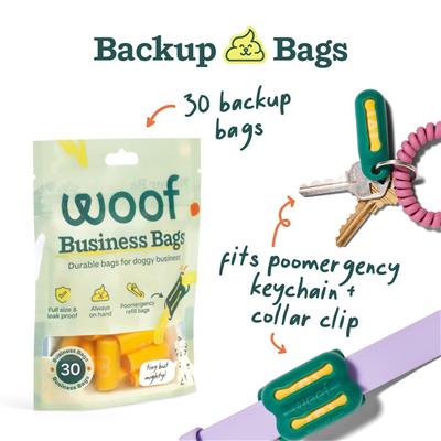 Woof Poomergency-Poo Bag Refills